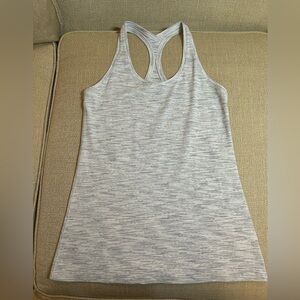 Lululemon Cool Racerback-Gray and White